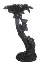 Kerzenständer Affen an Palme