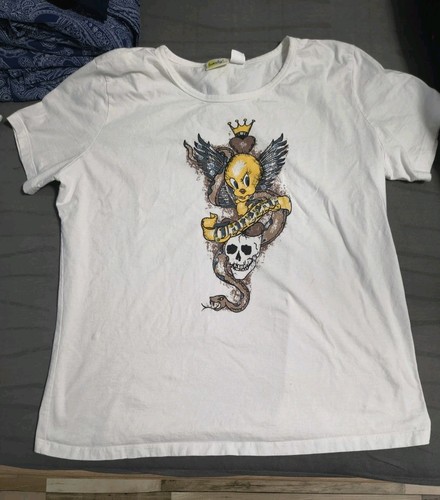 Tweety shirt weiß - tweety!, logo