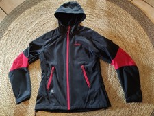 Bergans of Norway NUSFJORD LADY Damen Softshell Jacke mit Kapuze L Schwarz/Rot