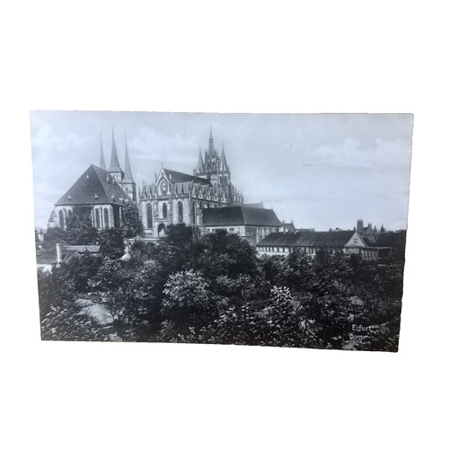 Ansichtskarte postkarte erfurt - ansichtskarte,