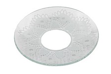 Glas-Kerzenmanschette Spitzen