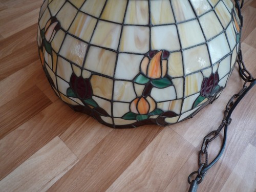 Tiffany lampe - tiffany-lampe, (hängelampe)