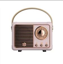 Tragbarer Bluetooth Lautsprecher Retro Radio Soundbox Musikbox AUX-IN USB SD TF