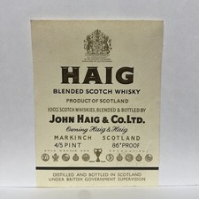 John Haig & Co. Ltd. Haig