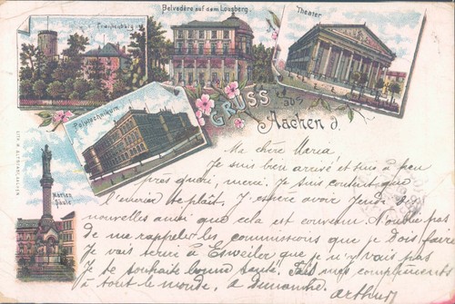 Germany gruss aus aachen - germany,
