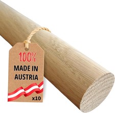 10x Rundstab Eiche Holzstab
