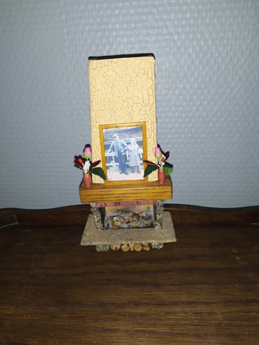 Nostalgie kamin gebastelt - nostalgie,
