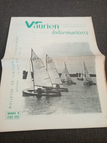 1958 vaurien information - 1958,