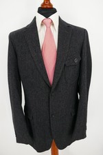 Burberry Herbst Winter Shooting Jacket Sakko Gr.102 Wolle Kaschmir Top Zustand