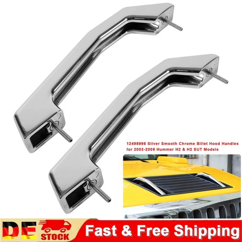 Smooth chrome billet hood - chrome,