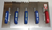 5 stück Zahnkelle Edelstahl Zahnspachtel Glättekelle Maurerkelle B-Ware