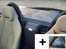 SLK R171 Windschott DAYTONA REFLEX + 2 Stück Überrollbügeleinsätze (ohne Gravur)