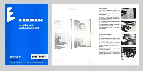 Eicher 4085 3085 allrad - 4085,