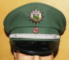 Polizei Police Mütze Schirmmütze Helm Cap Hut Abzeichen Sachsen