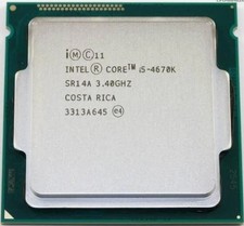 4Th Gen Intel Core i5 4670K LGA 1150 CPU Processor Haswell Quad-Core 3.4 GHz