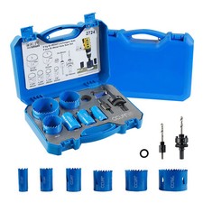 Lochsäge Set Satz HSS Bi-Metall Dosenbohrer 22-64mm für Metall Holz PVC 8tlg