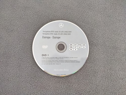 Dvd navigation mercedes audio - navigation,