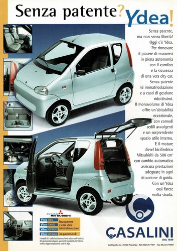 Casalini ydea car made in - ydea,