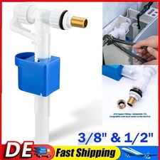 Universal Füllventil WC Spülkasten Schwimmer Ventil 3/8 & 1/2 Zoll Passt DE