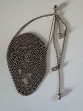 Alter Miederstecker + Miederkette Tracht Erbsenkette echt Silber 410 cm / 4 mm