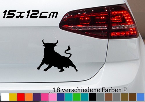 Stier aufkleber 15x12cm - aufkleber, el