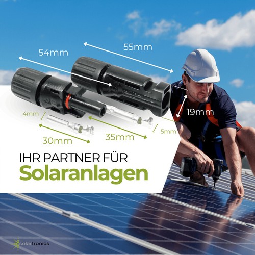 Solarstecker set inkl - solarstecker,