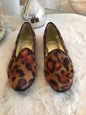 Ballerina Fellimitat   Leo Braun-Beige Gr 37  1x getragen