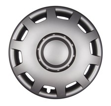 4x PREMIUM DESIGN Radkappen Radzierblenden "Granit" 15 ZOLL #26 in Graphit Grau