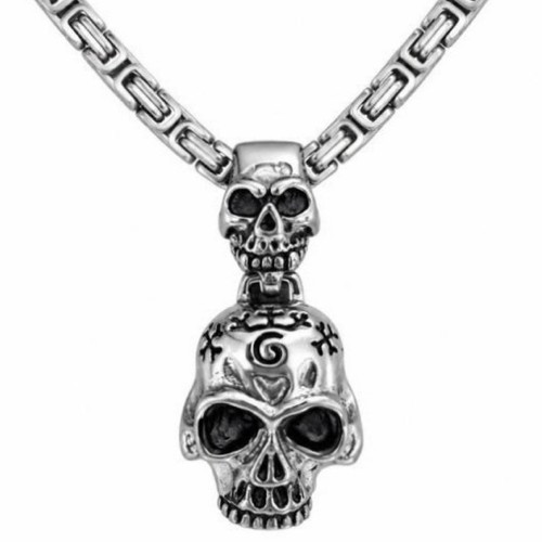 Totenkopf anhänger doppel - totenkopf,