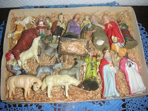 Christmas ornament krippe - christmas,