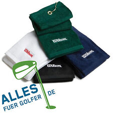 Wilson Golf Schlägerhandtuch hochwertiges Baumwoll-Velours drei Farben verfügbar