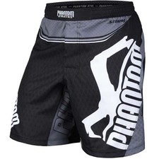 Phantom Athletics Fightshorts STORM Nitro Gr. L Schwarz-Grau MMA Grappling BJJ