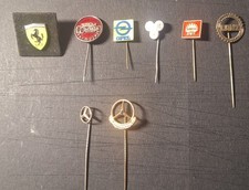 Seltene Vintage Pin. Anstecknadel. Ferrari, Mercedes, Opel usw. Konvolut.