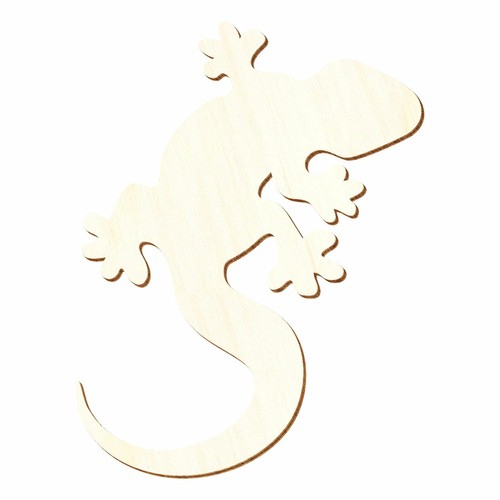 Holz gecko salamander deko - -,
