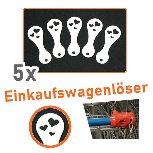 Einkaufswagenlöser herzen - x,