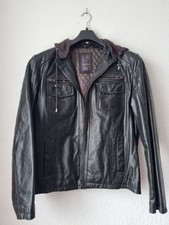 schwarze Lederjacke von Angelo Litrico C&A Gr.XL