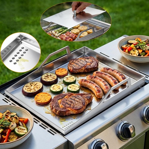 Edelstahl grillplatte set - grillplatte,