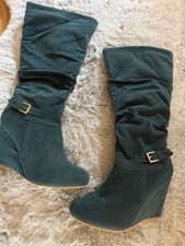 Nagelneuer Keilstiefel in der Größe 39 Farbe Petrol von Jumex