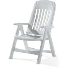 SIEGER Comtesse Klappsessel, weiß Vollkunststoff