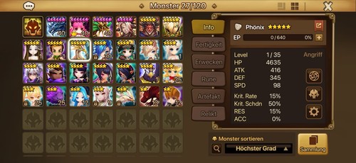 Summoners war starter ld5 - war,