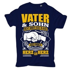 Herren TShirt Vater und Sohn S