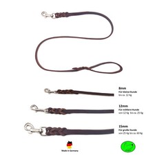 Hundeleine leder fettleder - hundeleine,