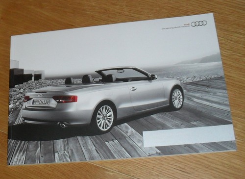 Audi cabrio prospekt 2009 - cabrio,