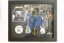 RGM8812 James Hetfield Metallica Miniature Guitars in Shadowbox Frame