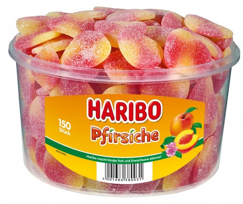 Haribo pfirsiche 150 - pfirsiche,
