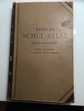 1911 Diercke Schul-Atlas für