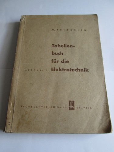 Friedrich tabellenbuch für - w.,