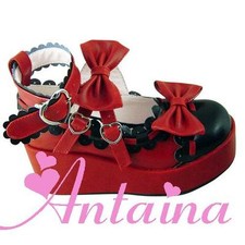 rot lolita Shoes damen-Schuhe
