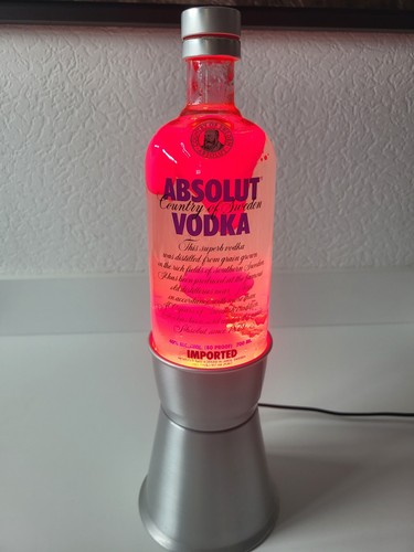 Lavalampe absolut vodka - lavalampe, rot