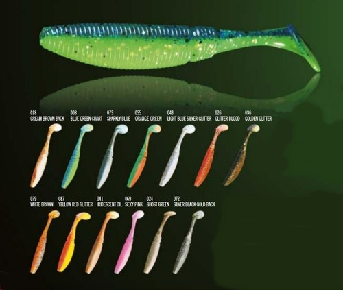 Nomura soft lures rolling - nomura, shad